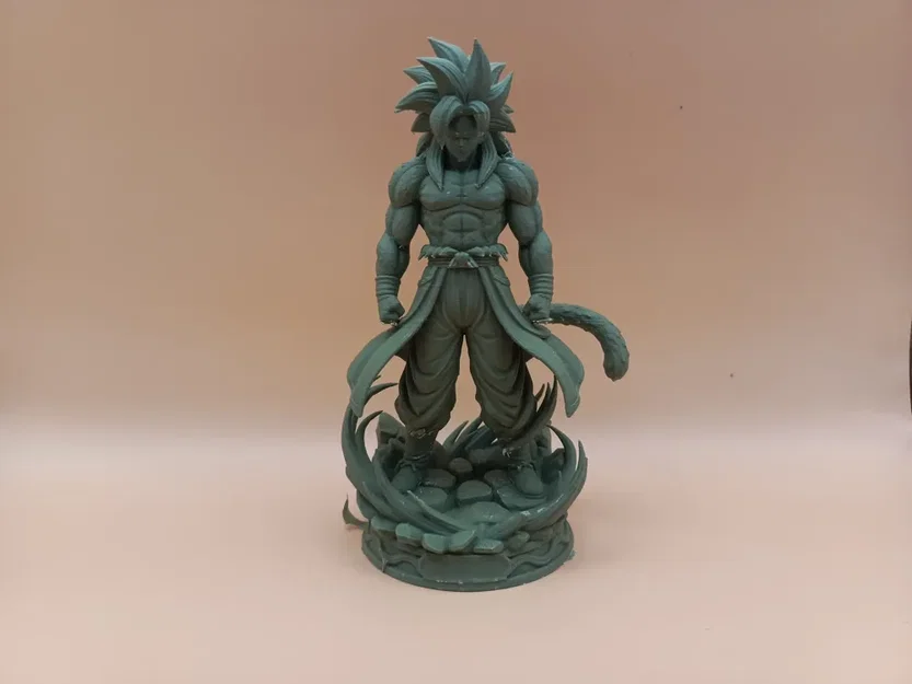 Tượng Goku SSJ4 (Figurine) để in 3D - Image 2