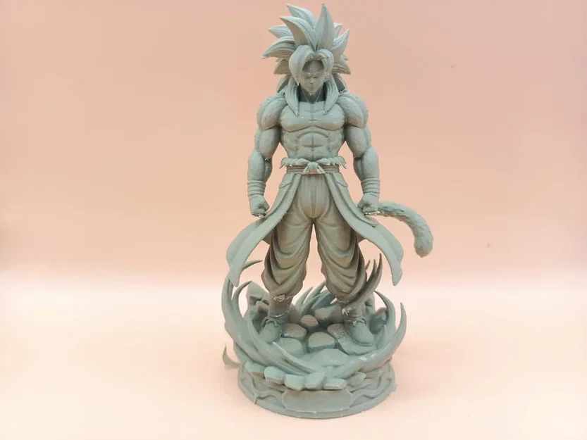 Tượng Goku SSJ4 (Figurine) để in 3D - Image 3