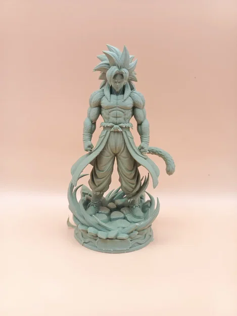 Tượng Goku SSJ4 (Figurine) để in 3D - Image 4