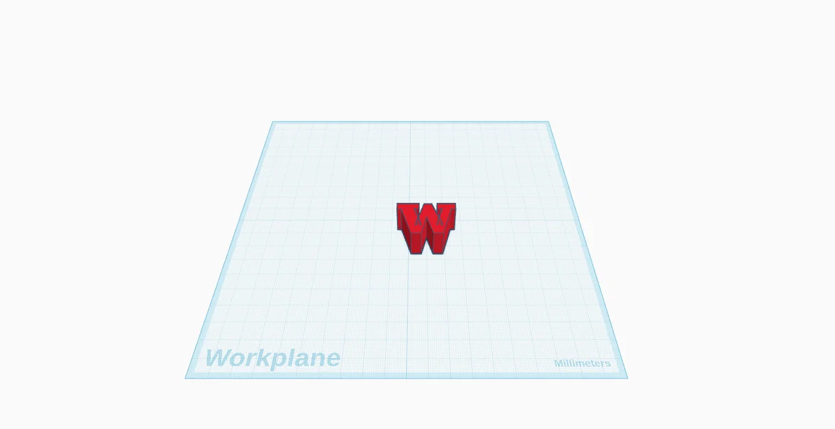 Mô hình chữ W (W symbol) - Biểu tượng chiến thắng độc đáo in 3D - Image 1