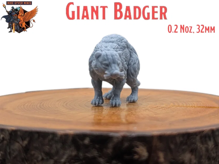 Giant Badger - MGM Print-Ready Mini - Image 1