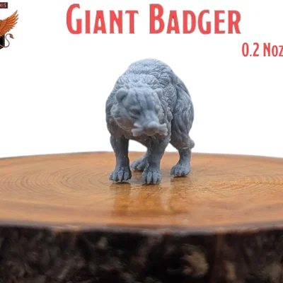Giant Badger - MGM Print-Ready Mini
