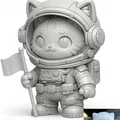 Mèo Phi Hành Gia (Astronaut Cat / Catstronaut) - Thumbnail 1