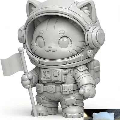 Mèo Phi Hành Gia (Astronaut Cat / Catstronaut)