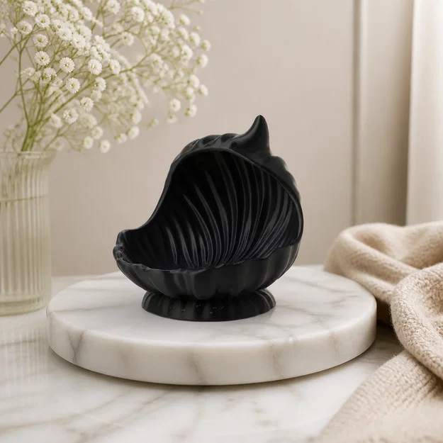 Khay Đựng Trang Sức Vỏ Sò Thanh Lịch (Elegant Shell Jewelry Holder) - Image 1