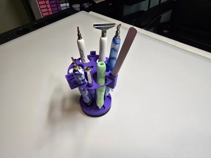 Giá Để Bút Xoay Diamond Art (Diamond Art Rotating Pen Holder) - Image 5