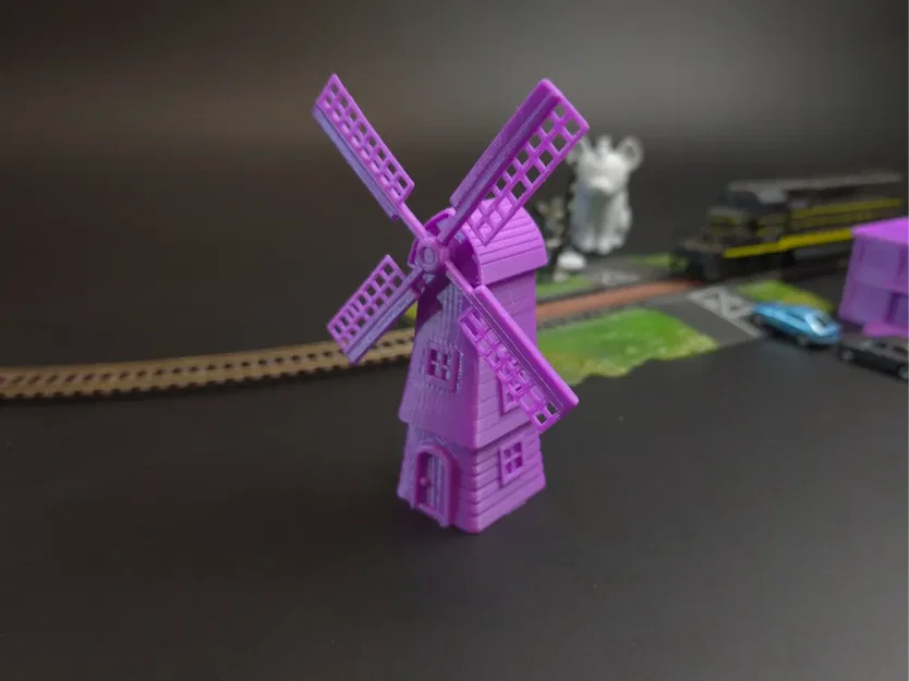Cối Xay Gió Mini (Miniature Windmill) Phong Cách Chibi - Image 1