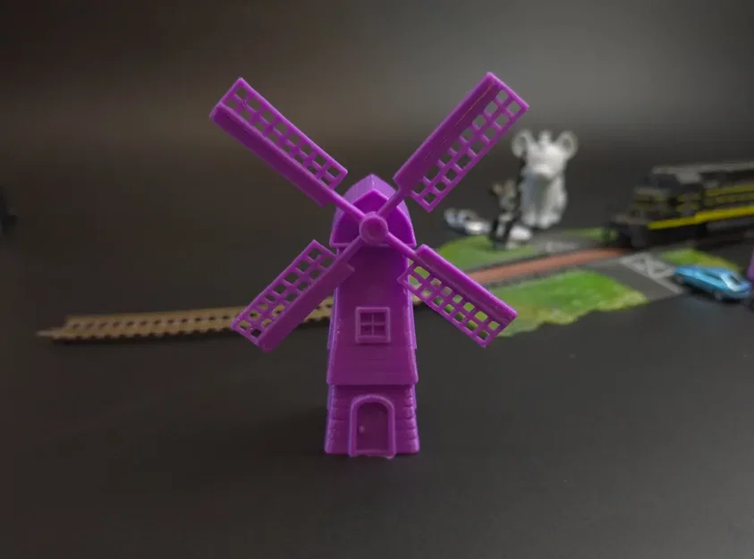 Cối Xay Gió Mini (Miniature Windmill) Phong Cách Chibi - Image 3