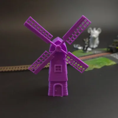 Cối Xay Gió Mini (Miniature Windmill) Phong Cách Chibi
