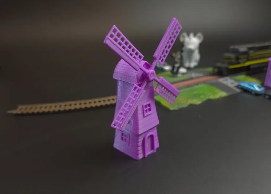 Cối Xay Gió Mini (Miniature Windmill) Phong Cách Chibi - Image 4