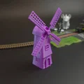 Cối Xay Gió Mini (Miniature Windmill) Phong Cách Chibi - Thumbnail 4