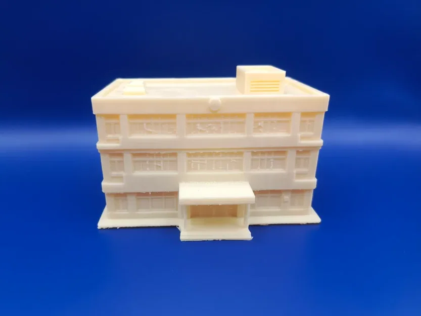 Mô hình Tòa Nhà Bệnh Viện Thu Nhỏ (Miniature Hospital Building Model) - Image 1