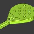 Vợt Padel in 3D (cỡ người lớn) – Padel Racket - Thumbnail 1