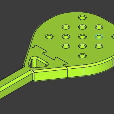 Vợt Padel in 3D (cỡ người lớn) – Padel Racket