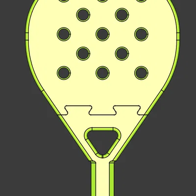 Vợt Padel in 3D (cỡ người lớn) – Padel Racket