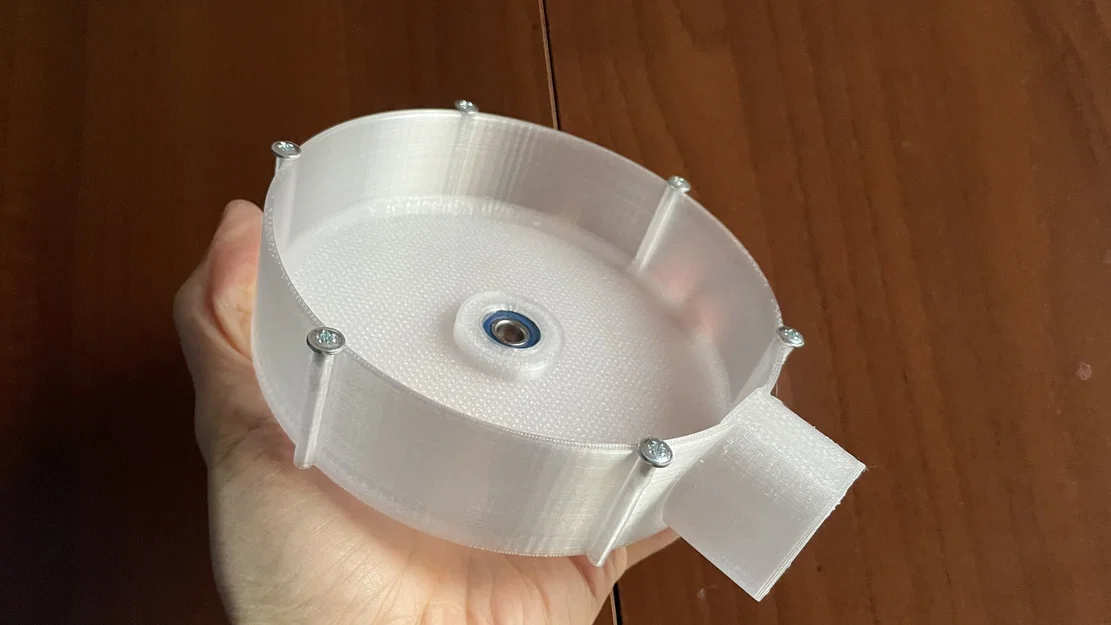 Adapter hút bụi cho đĩa chà nhám 125mm gắn máy khoan - Image 1