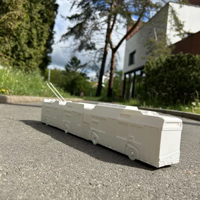 Mô hình xe điện Škoda Solaris 24m in 3D