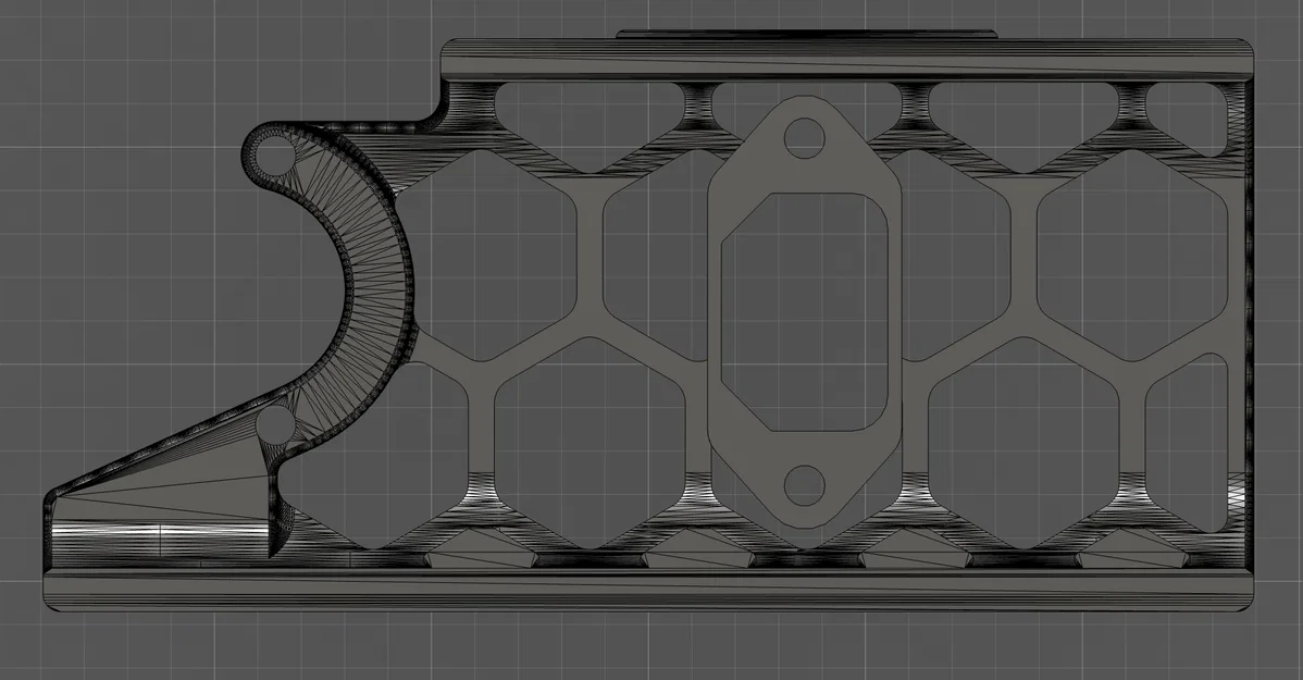 Voron 2.4 (350mm) Rear Skirt Sau Có Ổ Cắm Nguồn - Image 1