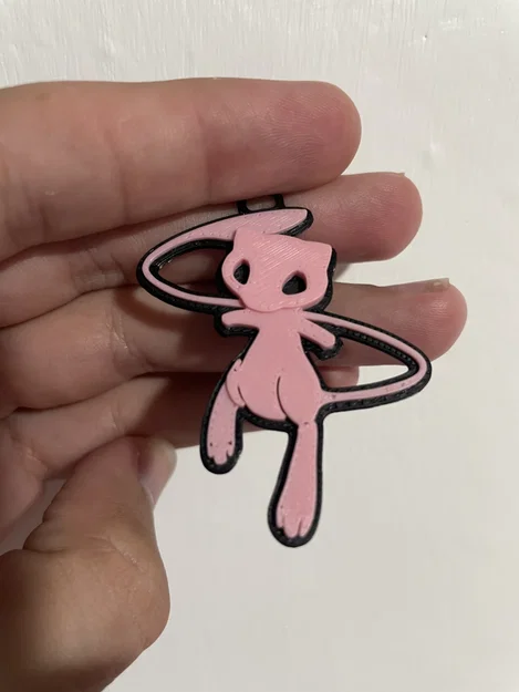 Móc khóa Pokémon Mew (Mew Pokemon Keychain) - Image 1