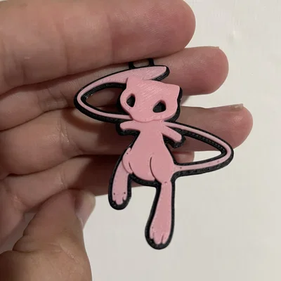Móc khóa Pokémon Mew (Mew Pokemon Keychain)