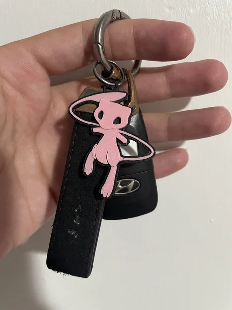 Móc khóa Pokémon Mew (Mew Pokemon Keychain) - Image 3