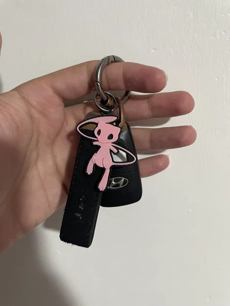 Móc khóa Pokémon Mew (Mew Pokemon Keychain) - Image 4
