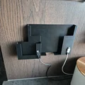 Giá treo điện thoại và máy tính bảng gắn tường tích hợp giữ cáp sạc - Thumbnail 1