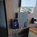 Giá treo điện thoại và máy tính bảng gắn tường tích hợp giữ cáp sạc - Thumbnail 2