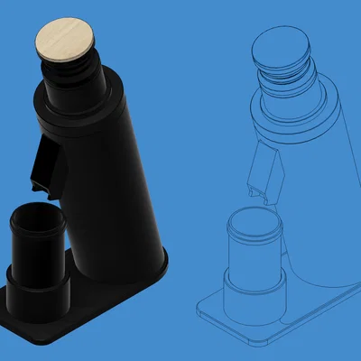 DF64V Integrated Dosing Cup Holder (Giá đỡ cốc định lượng tích hợp)
