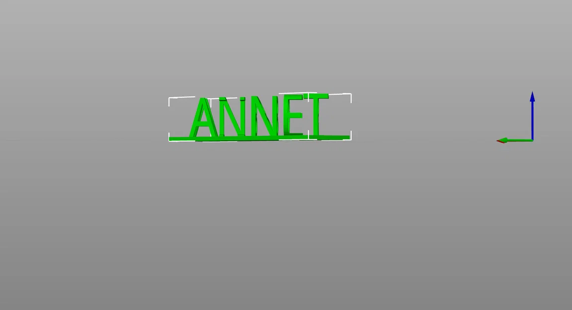 Mô hình Ambigram Robin & Annet - Thiết kế in 3D độc đáo - Image 1