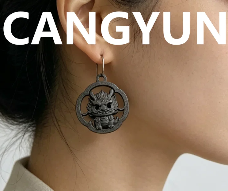 Mặt dây chuyền Kỳ Lân 3D phong cách Trung Hoa độc đáo - Image 1