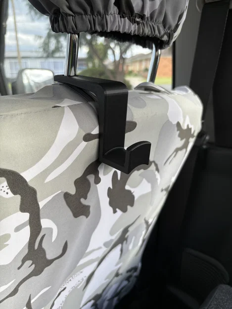 Móc treo tựa đầu ghế xe ô tô đa năng (Universal car headrest hook/hanger) - Image 1