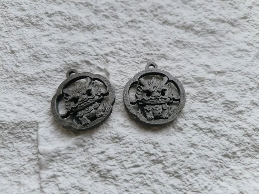 Mặt dây chuyền Kỳ Lân 3D phong cách Trung Hoa độc đáo - Image 7
