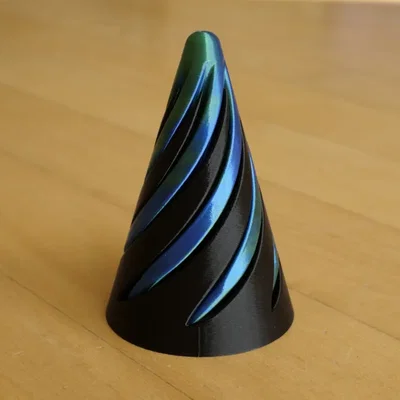 Cone fidget spiral (Spiral fidget cone)