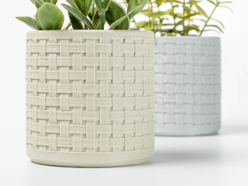 Chậu Cây Vân Đan Woven Planter - Image 4