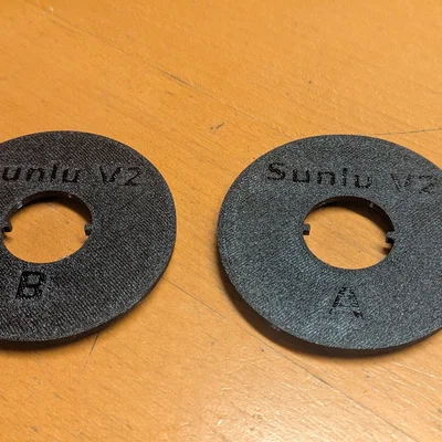 Đĩa spacer và spool adapter cho filament winder