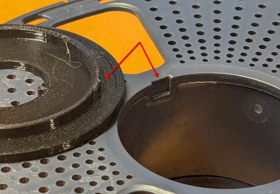 Đĩa spacer và spool adapter cho filament winder - Image 2
