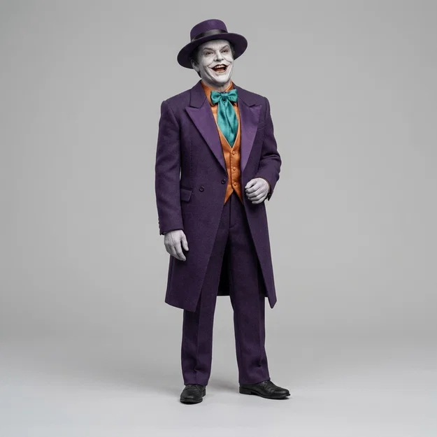 Mô hình 3D Joker (Jack Nicholson) - Phiên bản Batman 1989 - Image 1