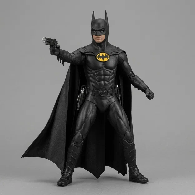 Mô hình 3D Batman (Michael Keaton 1989) cực chất cho người hâm mộ - Image 1