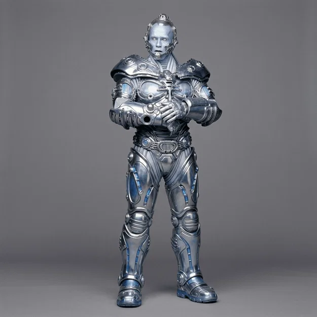 Mô hình 3D Mr. Freeze (Arnold Schwarzenegger) - Batman & Robin 1997 - Image 1