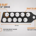 Socket Snap - Kẹp/khay giữ socket 1/4' Drive - Thumbnail 2