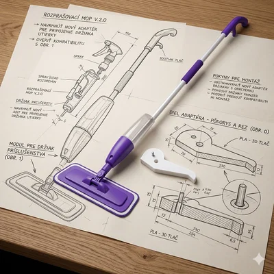 Sửa cò bóp Rovus Mop Trigger Fix (chi tiết thay thế bền hơn)