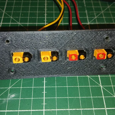 XT60 quad panel – Tấm panel gắn 4 cổng XT60