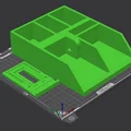 Khay đựng dụng cụ văn phòng kết hợp giá đỡ điện thoại in 3D - Thumbnail 3