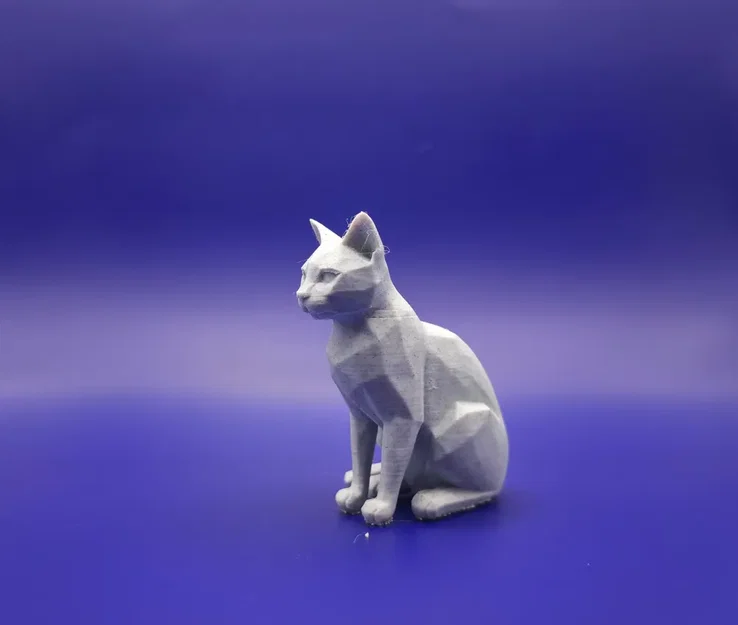 Tượng mèo Bengal tối giản hình khối (Minimalist Bengal figurine) - Image 2