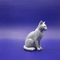 Tượng mèo Bengal tối giản hình khối (Minimalist Bengal figurine) - Thumbnail 3