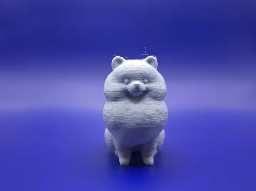 Tượng Pomeranian Stylized (Chibi) In 3D - Image 1