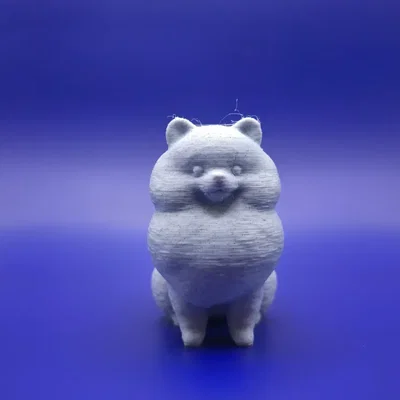 Tượng Pomeranian Stylized (Chibi) In 3D