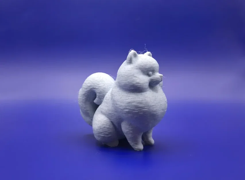 Tượng Pomeranian Stylized (Chibi) In 3D - Image 2