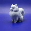 Tượng Pomeranian Stylized (Chibi) In 3D - Thumbnail 3
